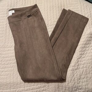 New Calvin Klein Women’s Suede Pants